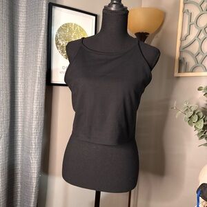 Champion Black Crop Top